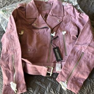Brand new with tags Blank NYC suede moto jacket size medium